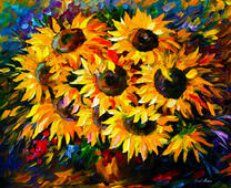 Без бренда «Собранный букет подсолнухов» в Самаре