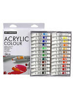 Без бренда «Коробка 24 шт.: Акриловые краски «Две картинки» 24 шт. по 12 мл, проф. пигмент» в Самаре