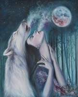 Без бренда «Девушка и волк в полнолуние» в Самаре в интернет-магазине Без бренда «Девушка и волк в полнолуние» в Самаре