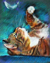 Без бренда «Котенок играет пером» в Самаре в интернет-магазине  Без бренда «Котенок играет пером» в Самаре