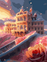 Без бренда «Сказочный дворец в окружении роз» в Самаре в интернет-магазине Без бренда «Сказочный дворец в окружении роз» в Самаре