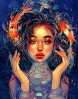 Без бренда «Девушка и карпы кои» в Самаре