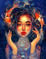 Без бренда «Девушка и карпы кои» в Самаре