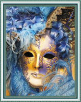 Без бренда «Красочная маскарадная маска в цветах» в Самаре