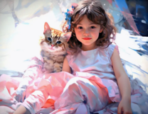 Без бренда «Девочка и пушистая кошечка» в Самаре