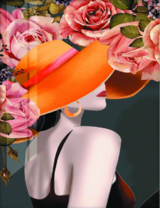 Без бренда «Дама в яркой шляпе и розы» в Самаре в интернет-магазине  Без бренда «Дама в яркой шляпе и розы» в Самаре