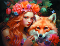 Без бренда «Рыжая девушка и рыжая лисица» в Самаре в интернет-магазине  Без бренда «Рыжая девушка и рыжая лисица» в Самаре