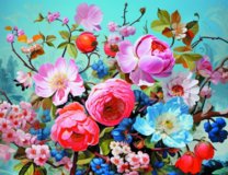 Без бренда «Пионы и другие цветы» в Самаре в интернет-магазине  Без бренда «Пионы и другие цветы» в Самаре