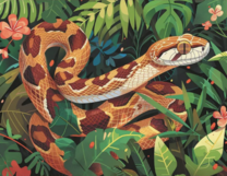 Без бренда «Маисовый полоз в зеленой листве» в Самаре