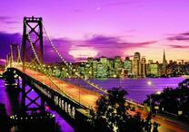 Мост в ночном Сан-франциско