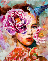 Цветочная фантазия. Димитра Милан